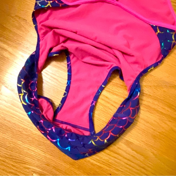 🎉SPORTI mermaid foil micro-back one-piece swimsuit - Picture 15 of 17